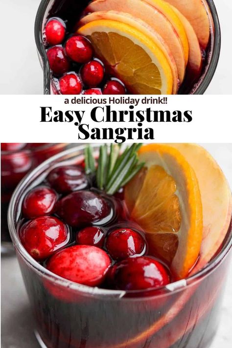 Red Christmas Sangria Recipe, Jingle Jangle Recipe, Red Christmas Sangria, Christmas Sangria Recipes For A Crowd, Christmas Sangria Recipes Easy, Christmas Sangria Red, Sangria Recipe For A Crowd, Holiday Sangria Recipes, Christmas Beverages