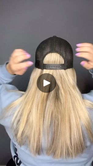 7.9K views · 612 reactions | I wear hats quite often in the summer and this is one of my fav ways to wear my hair with a hat. It’s quick, full, fun and off the neck 👌🏻. 
Are you a hat wearer? 
-
Follow along if you like easy hair tutorials for you and your daughters 👧🏼 (I also share easy make up tutorials). 

-
-
-
-
Hat hair | Hair Tutorials | Hair in your 30’s 
#hairstyles #funhair #hathairstyles #hathair #easyhairstyles #easyhairideas #hairtutorial #hairideas #hairvideos | Kim Vandermooren | Denis Podberezny · Great Opportunity Hair Ideas When Wearing A Hat, Hair Under A Hat, Hairstyles With Brimmed Hats, Braid With A Hat, Half Up Half Down With Hat, Messy Hat Hairstyles, Hat And Hair Ideas, Hairdos With Hats, Hair For Baseball Caps