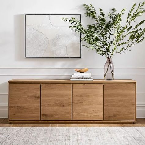 Best Furniture From West Elm 2021 | POPSUGAR Home West Elm, Norre Media Console, Modern Media Console, Media Storage Cabinet, Muebles Living, Media Console, New Living Room, Key Details, My New Room