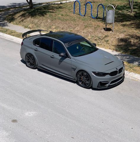 Modded Bmw 3 Series, Bmw F30 M3, Matte Grey Car, Nardo Grey Cars, M340i Bmw, Bmw Car Aesthetic, Gray Cars, Bmw Colors, 3 Series Bmw