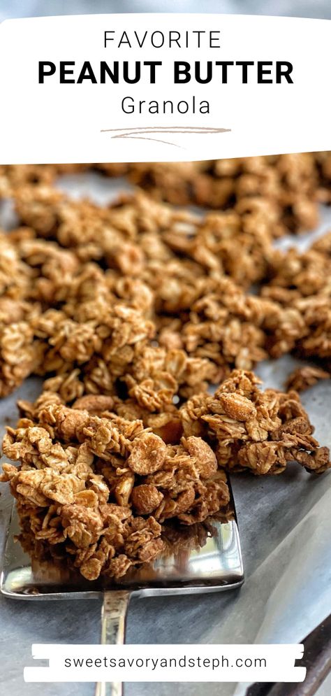 Pb Granola Recipe, Peanut Butter Granola Clusters, Peanut Butter Chocolate Granola, Peanut Butter Granola Bites, Martha Stewart Granola Recipe, Granola Recipe Peanut Butter, Homemade Peanut Butter Granola, Granola Peanut Butter, Macros Recipes