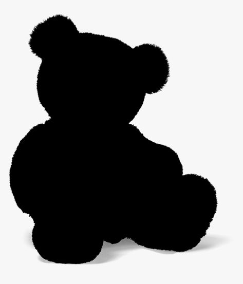 Teddy Bear Png For Editing, Teddy Bear Graphic Design, Teddy Bear Silhouette, Teddy Bear Vector, Teddy Bear Black, Teddy Bear Graphic, Teddy Bear Logo, Teddy Bear Png, Teady Bear