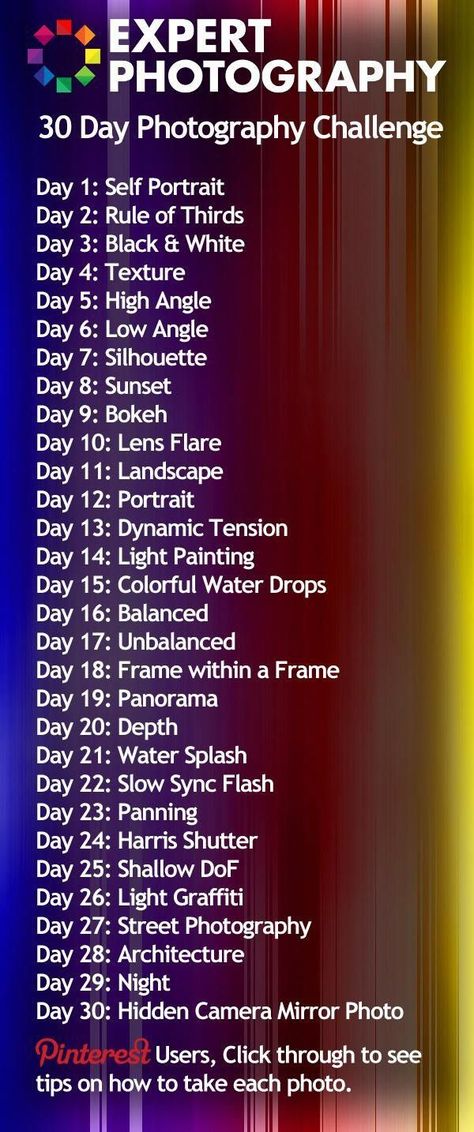 30 Day Photography Challenge - I am going to do this on my summer break as a self challenge #PhotographyHacks Photography 101, 30 Day Photography Challenge, 30 Days Photo Challenge, Photo Hacks, Day Photography, Creative Photography Techniques, Photography Help, Foto Tips, Photography Challenge