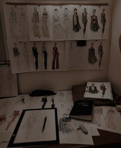 Clothes, Drawings, Wall