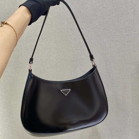 Prada Hobo Bag, Prada Hobo, Beg Tangan, Brown Leather Crossbody Purse, Small Travel Bag, Eco Bags, Small Messenger Bag, Canvas Messenger Bag, Prada Bags