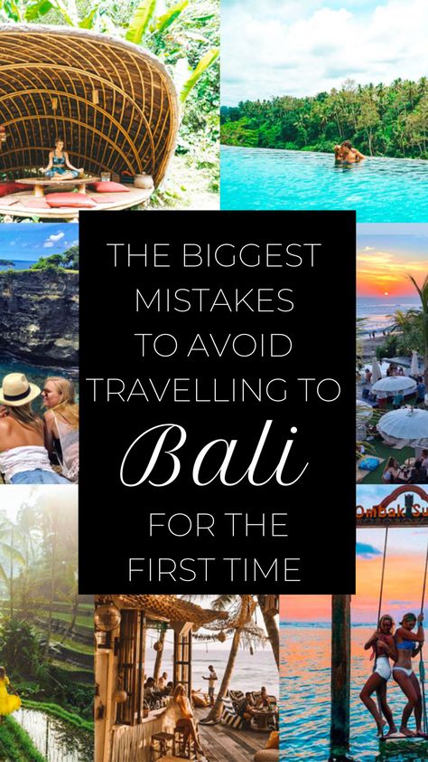 The 10 Biggest Mistakes People Make When Traveling to Bali for the First Time - JetsetChristina Bali Honeymoon Aesthetic, How To Plan A Trip To Bali, Trip To Bali Travel Guide, Best Time To Visit Bali, Bali Itenary 5 Days, Bali In January, 10 Day Bali Itinerary, Things To Do Bali, Bali Best Places