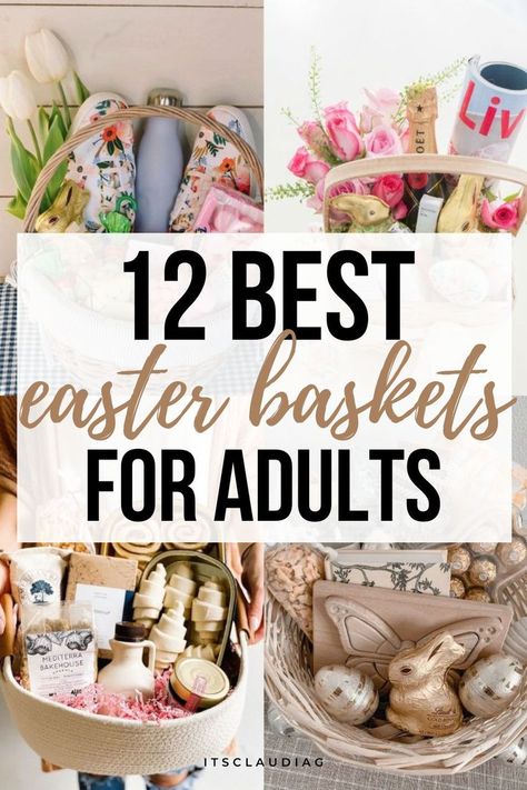 I gave one of these Easter Basket ideas to my sister and she totally loved them! The best part is they’re super easy to make and great Easter Basket ideas for adults. Amigurumi Patterns, Easter Basket Ideas For Adults, Family Easter Basket, Homemade Easter Gifts, Simple Easter Baskets, Homemade Easter Baskets, Easter Basket Themes, Adult Easter Baskets, Unique Easter Baskets