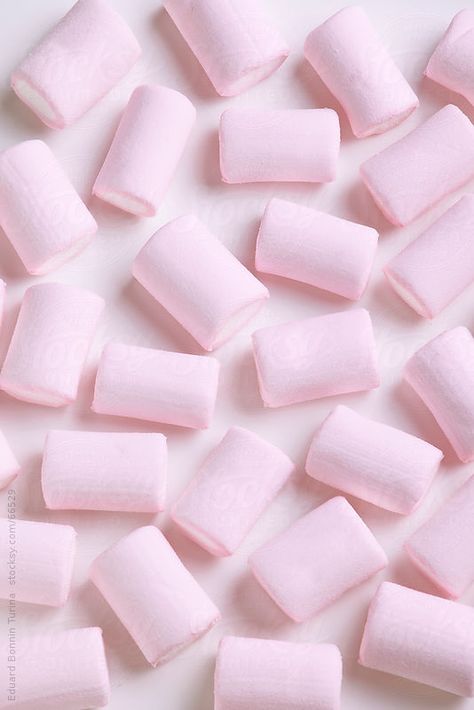 Pink marshmallows. by BONNINSTUDIO | Stocksy United Wall Paper Pink, Pastel Food, Pink Marshmallows, Paper Pink, Pink Foods, Pastel Pink Aesthetic, Pink Themes, Pink Pastel, Tickled Pink