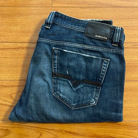 With Tags, Straight Leg, Button Fly, Semi Low Rise Questions? Leave A Comment Below! Girl Problems, Diesel Jeans Mens, Diesel Industry, Straight Fit Denim, Mens Bootcut Jeans, Diesel Men, Bootcut Pants, Diesel Jeans, Denim Jeans Men