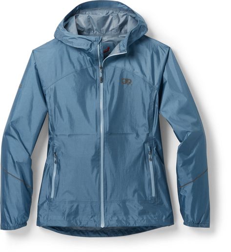 Stay warm  dry and visible on and off the trails with the women's Outdoor Research Helium rain jacket. The durable  lightweight design comes with Diamond Fuse technology and 360-degree reflectivity. Rain Jackets For Women, Outdoor Jacket Women, Gore Tex Jacket, Rain Jackets, Rain Jacket Women, Outdoor Research, Womens Parka, Outdoor Jacket, Shell Jacket