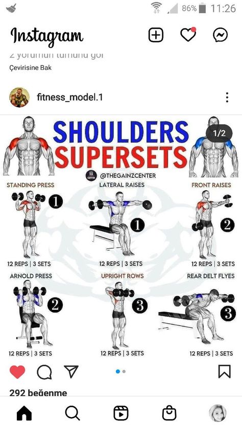 Superset Shoulder Workout Men, Shoulders Exercises For Men, Shoulder With Dumbell, Shoulders And Abs Workout Gym, Shoulder Gym Workout For Men, Delt Workout For Men, Dumbbell Shoulder Workout For Men, Men’s Shoulder Workout, Dumbell Shoulder Workout For Men