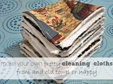 Diy Cleaning Cloths, Sewing Tshirt, Clean The House, Diy Dish, Cleaning Stuff, Cleaning Rags, Reusable Paper Towels, Dish Rag, Craft Stalls