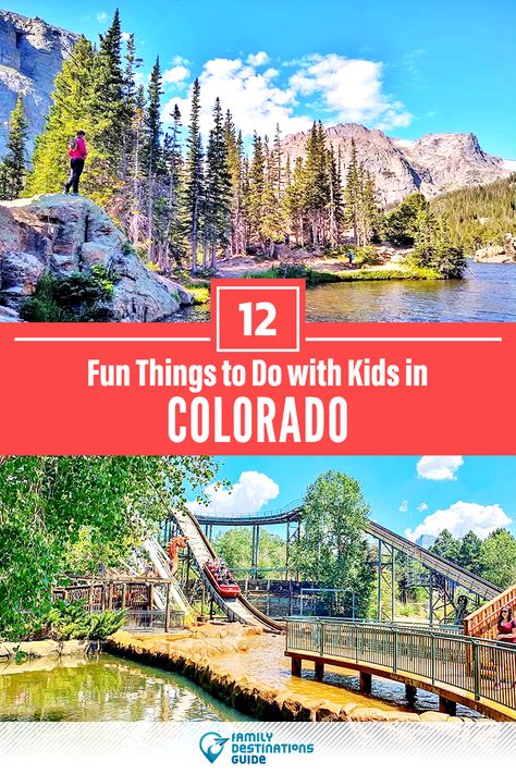Dreaming about a family vacation to Colorado and looking for things to do? We’re FamilyDestinationsGuide, and we’re here to help: Discover the most fun things to do in Colorado with kids - so you get memories that last a lifetime! #colorado #coloradothingstodo #coloradowithkids #coloradoactivities Spring Break Colorado, Colorado With Kids, Colorado Vacation Summer, Colorado Family Vacation, Colorado Activities, Colorado Attractions, Best Family Vacation Spots, Things To Do In Colorado, Kid Friendly Vacations