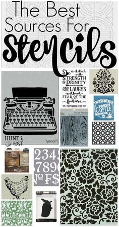 Diy Stencil Patterns, Free Stencils Printables Templates, Stencils Printables Templates, Free Stencil Maker, Stencil Patterns Templates, Free Stencils Printables, Stencils Tutorials, Projets Cricut, Stencil Maker