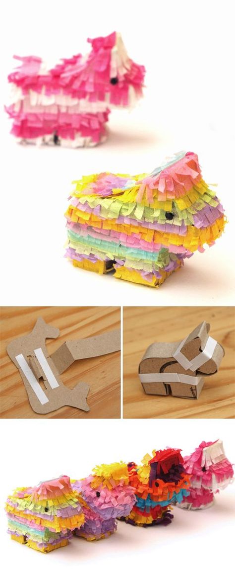 Miniature Pinata DIY Tutorial | A Blackbird's Epiphany - UK Women's Fitness, Crafts and Creative Writing Blog: Miniature Pinata DIY Tutorial ^ Pinata Diy, Anniversaire Diy, Mini Pinatas, Kartu Valentine, Diy Pinata, Kraf Diy, Seni Origami, Fun Diy Crafts, Diy Birthday Gifts