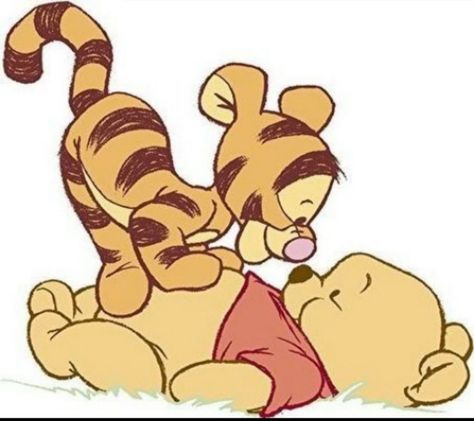 Pooh and Tigger Winnie The Pooh And Tigger, The Tao Of Pooh, Pooh And Tigger, Disney Mignon, Tigger And Pooh, Winnie The Poo, Winne The Pooh, Winnie The Pooh Pictures, Winnie The Pooh Friends