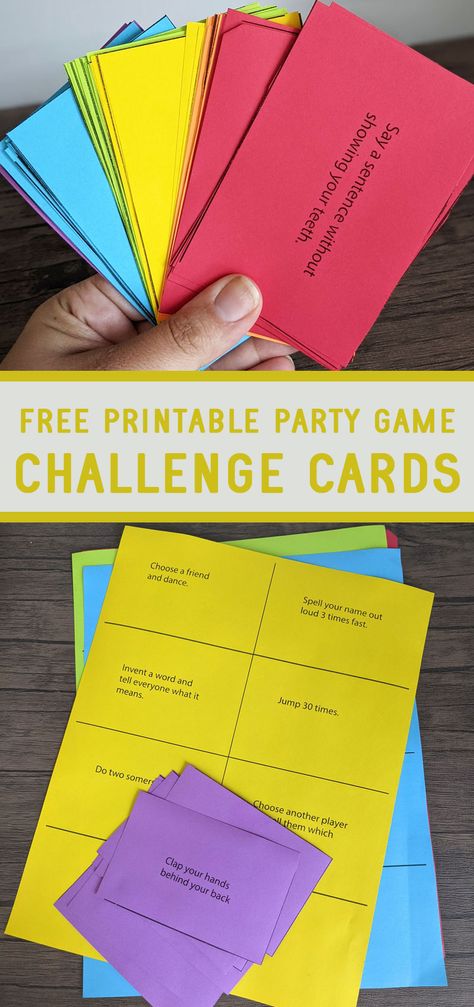 Birthday Challenge Ideas, Birthday Party Challenges, Games For Birthday, Girls Party Activities, Bff Games, Party Challenges, Printable Challenge, Farewell Ideas, 31 Birthday