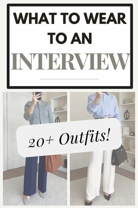 Wondering what to wear for a job interview? Not to worry, this guide will show you the dos and dont’s on getting that perfect interview outfit! Business Casual Outfits Job Interviews, Bank Interview Outfit For Women, Medical Interview Outfit, Casual Job Interview Outfit Summer, Office Job Interview Outfit, How To Dress For An Interview, What To Wear To A Job Interview, Trendy Interview Outfit, Outfits For Interviews