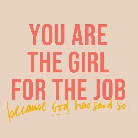 Jess Connolly: You are the Girl for the Job | Julie Arduini: Surrender Issues and Chocolate Good Job Quotes, Promotion Quotes, New Job Quotes, Career Affirmations, I Got The Job, Believe God, Vision Board Party, Digital Vision Board, Vision Board Images