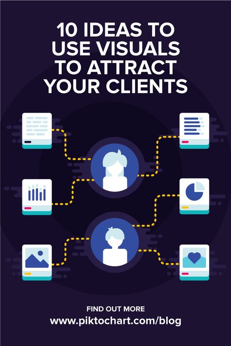 Content with visuals get 94% more views, which is why you should incorporate visuals into every step of your client acquisition strategy. Here are 10 ideas to use visuals and attract more clients. | Read more #design tips on piktochart.com/blog Client Acquisition, Soul Artists, New O, More Clients, More Design, Business Administration, Design Tips, Read More, Finance