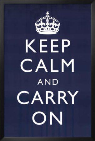 Keep Calm and Carry On (Motivational, Dark Blue) Art Poster 24x36 Motivational Posters, Nirvana, Dark Blue Art, Navy Blue Fashion, Keep Calm Posters, Dorm Inspiration, Poster Poster, Framed Poster, Blue Art