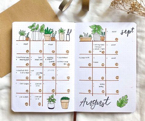 Bujo August Calendar, August Bujo Calendar, May Calendar Bullet Journal, May Bullet Journal Calendar, August Bullet Journal Calendar, August Journal Ideas, Bullet Journal Calendar Layout, August Bullet Journal Ideas, August Calender