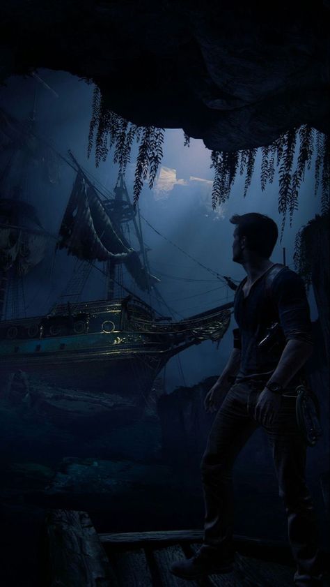 uncharted 4 game phone wallpaper in cave Drake Tumblr, Uncharted Aesthetic, Uncharted A Thief's End, Uncharted Drake, Sam Drake, Uncharted Game, Uncharted Series, Akali League Of Legends, A Thief's End