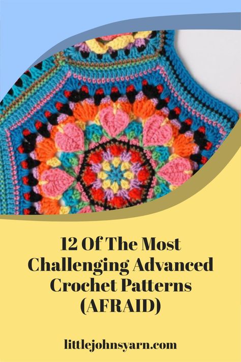 Each project on this list would make for an exciting way to level up your crochet skills. My advice is to ignore that little voice inside your head that is telling you that you can’t do great things (I’m not the only one who has that voice, right?). If the project both excites you and scares you, then you’re probably on the right track. So let’s give these advanced crochet patterns a try! #Freecrochetpatterns #crochetpatterns Complicated Crochet Patterns, Free Advanced Crochet Patterns, Crochet Patterns Advanced, Crochet Advanced Patterns, Advanced Crochet Patterns Free, Advanced Crochet Projects, Advanced Crochet Patterns, Crochet Advanced, Crochet Challenge