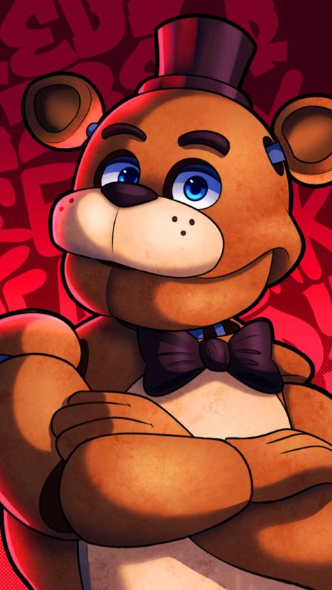 Freddy Fazbear Wallpaper Fnaf Freddy Fazbear Fanart, Fnaf Freddy Fanart, Freddy Fazbear Wallpaper, Fnaf Freddy Fazbear, Freddy Movie, Golden Freddy, Fnaf Freddy, Fnaf 4, Animatronic Fnaf