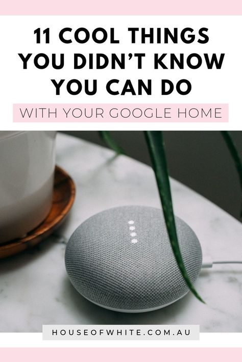 Google Glass, Google Home Mini Hacks, Bedroom Technology, Google Mini, Tech Home, Mini S, Google Nest, Home Tips, Home Speakers