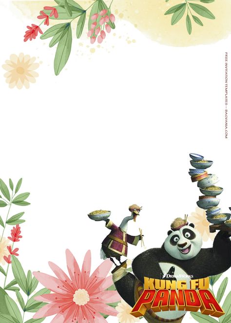 Download Now 10+ Kungfu Panda Finding Friends And Family Birthday Invitation Templates #free #freeinvitation2019 #birthday #disney #invitations #invitationtemplates Panda Birthday Invitations, Finding Friends, Panda Birthday, Free Printable Invitations Templates, Disney Invitations, Birthday Disney, Free Printable Invitations, Watch Cartoons, Get Stronger