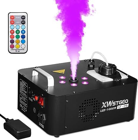 Vertical Fog Machine with 6 LED Lights and Wireless Remote Control for Stage Halloween Wedding DJ Parties Halloween Decorations, Fog Machines, Fog Machine, Led Fog Lights, Dj Party, Wedding Dj, Halloween Wedding, Remote Control, Led Lights