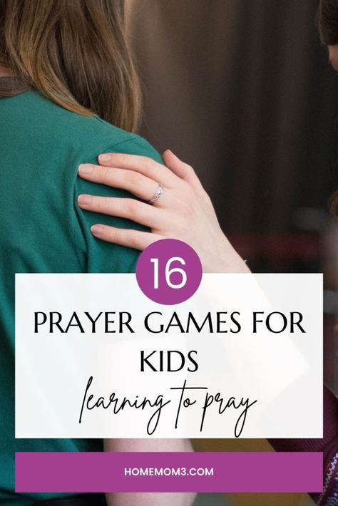 16 Prayer Games that Teach Kids How to Pray 5 Finger Prayer For Kids Craft, Teach Children To Pray, Lord’s Prayer Activities For Kids, Prayer Lessons For Kids Sunday School, Teaching Prayer To Kids, Teaching Kids About Prayer, Lessons On Prayer For Kids, Fun Church Activities For Kids, Prayer Wall For Kids