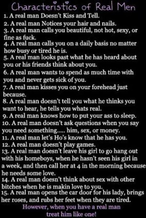 a real man  | think a real man is a true blessing from god and should be cherished ... Ideal Man Qualities, A Real Man, Gentlemen Rules, Quotes Loyalty, Good Man Quotes, Real Men Quotes, Gentleman Rules, Gentleman Quotes, Love Me Quotes