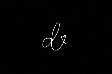 cursive d.... calligraphy d... simple d tattoo •••• Cursive D, Letter D Tattoo, Herz Tattoo Klein, D Calligraphy, Calligraphy Cursive, Tattoo Ribs, 16 Tattoo, Diy Tattoo Permanent, Cursive Tattoos