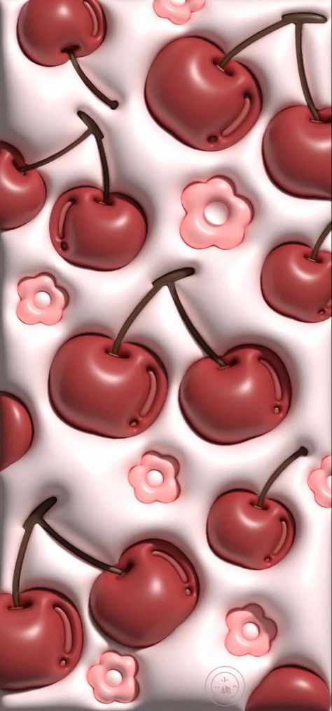 3d Cherry Wallpaper, Mango Wallpaper Iphone, Puffy Wallpaper Aesthetic, Puffy 3d Wallpaper, Puffy Wallpaper, Foto Kelakar, Wallpapers For Living Room, 3d Wallpaper Cute, Jelly Wallpaper