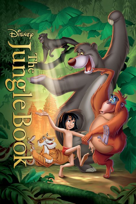 The Jungle Book Jungle Book Movie, Anastacia Disney, The Jungle Book 2, Jungle Book Disney, The Jungle Book, Film Disney, Walt Disney Pictures, Book Posters, Family Movies