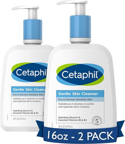 Amazon.com: Cetaphil Face Wash, Hydrating Gentle Skin Cleanser for Dry to Normal Sensitive Skin, NEW 20oz, Fragrance Free, Soap Free and Non-Foaming : Beauty & Personal Care Cetaphil Face Wash, Gentle Skin Cleanser, Skin Cleanser, Fragrance Free, Face Wash, Beauty Care, Fragrance Free Products, Sensitive Skin, 2 Pack