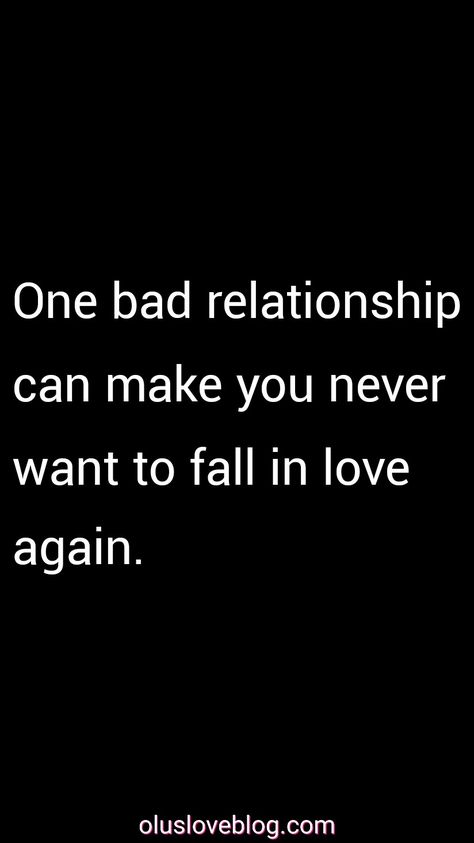 One bad relationship can make you never want to fall in love again. I Never Want To Fall In Love Again, Never Fall In Love Quotes, Don’t Fall In Love, Never Falling In Love Again, Never Love Again Quotes, Falling In Love Again Quotes, Love Again Quotes, Never Fall In Love Again, Never Love Again