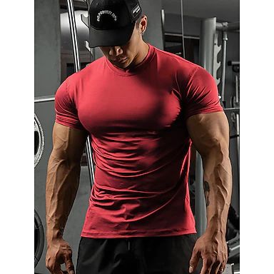 Men's T shirt Tee Gym Shirt Compression Shirt Running Shirt Men Tops Crew Neck Long Sleeve Sports & Outdoor Vacation Going out Casual Daily Quick dry Moisture Wicking Breathable Soft Patchwork Color 2024 - $11.99 Gym Compression Shirt, Fitness Studio Training, Butterfly Clothes, Cycling Apparel Men, Compression Clothing, Compression Shirts, Top Base, Sports Activewear, Sport Top