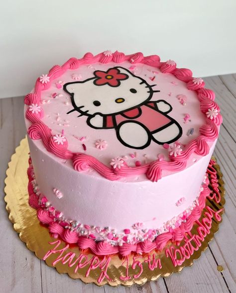 This one is for all the hello kitty girlies 💗✨ #hellokitty #hellokittycore #hellokittylover #hellokittycake #dfw | Instagram Essen, Hello Kitty Smash Cake, Kids Birthday Cake Design, Hello Kitty Birthday Cupcakes, Hello Kitty Cake Ideas Simple, Hello Kitty Cake 2 Tier, Hello Kitty Cakes Ideas, Hello Kitty Cookie Cake, Hello Kitty Bolo