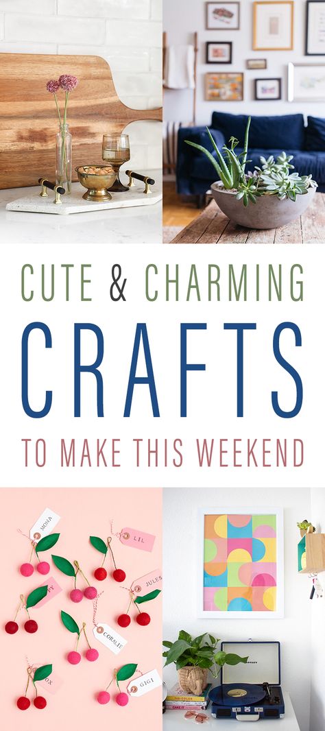 Cute and Charming Crafts To Make This Weekend #Crafts  #CraftDIY #DIYCrafts #DIYCraft #FlowerCrafts #HomeDecorCrafts #DIYTray #CraftsToMakeThisWeekend #CraftingProjects #CraftProjects #ValentineCrafts #DIYTasselEarrings #DIYEarrings #DIYWreath #DIYValentineWreath #DIYHeartWreath #DIYWallArt #DIYArt #DIYModernArt #DIYPaintByNumber Crochet Hearts, Craft Group Ideas For Adults, Weekend Crafts For Adults, Adult Craft Party Ideas, Craft Trends, Crafts Cute, Craft Hobbies, Valentine Wreath Diy, Diy Crafts For Teens