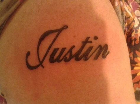 Tattoos, Tattoo Quotes, Justin Tattoo Name, Justin Name, Justin Tattoo, Name Tattoos, Fish Tattoos, Jesus Fish Tattoo, Quick Saves