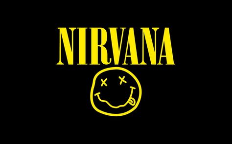 Nirvana logo Band (Music) #Nirvana #1080P #wallpaper #hdwallpaper #desktop Logo Nirvana, Nirvana Logo, Band Logo Design, Thomas Bangalter, Sleeping Songs, Steve Harris, Rock Band Logos, Song Images, Header Tumblr