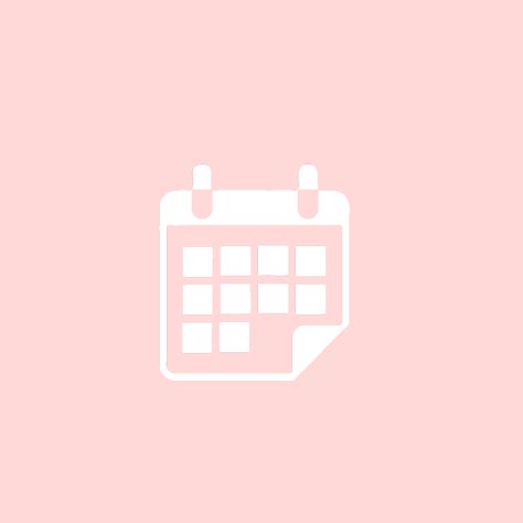 Pastel Pink Calendar Icon, Calendar App Icon Pink, Icons Rosas, Calender App, Calendar App Icon, Phone Update, Pink Layout, App Icon Pink, Pink Calendar