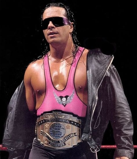 08/26/1991 - New York, NY (WWF SummerSlam): Bret "the Hitman" Hart was a 2-time Intercontinental Champion, winning his first from Mr. Perfect at Madison Square Garden. Wcw World Heavyweight Championship, Hitman Hart, Bret Hart, Wrestling Posters, Watch Wrestling, World Heavyweight Championship, Professional Wrestlers, Wwe World, Vince Mcmahon