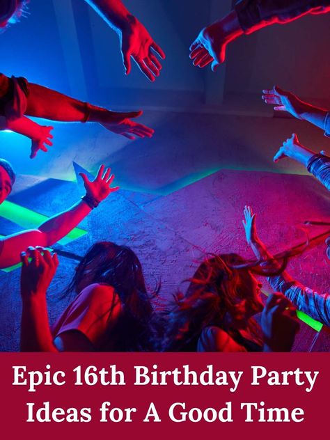47 Epic 16th Birthday Party Ideas for A Good Time - momma teen Guys Sweet 16 Ideas, Epic Sweet 16 Party Ideas, Activities For 16th Birthday Party, Sweet 16 Party Ideas Games, Epic Birthday Party Ideas, 16th Boy Birthday Party Ideas, Boy 16th Birthday Party Ideas, 16th Birthday For Boys, 16th Birthday Party Ideas Boy