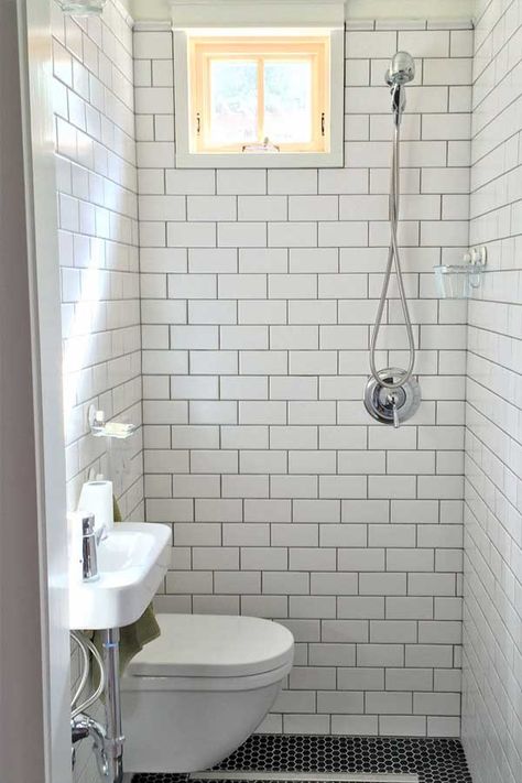 Are Wet Baths In A Tiny House A Good Idea? - The Tiny Life Small Pool Bathroom Ideas, Tiny House Shower Ideas, Tiny Wet Room With Toilet, Tiny Shower Room Ideas, Wet Room Ideas Small, Wet Bathroom Ideas, Small Shower Room Ideas, Tiny Bathrooms With Showers, Pool Bathroom Ideas