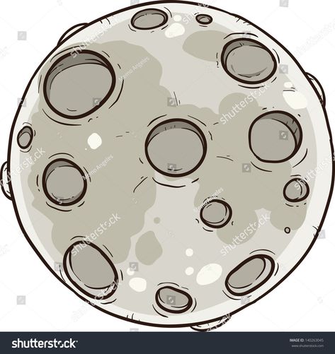 Cartoon moon. Vector clip art illustration. All in a single layer. #Ad , #affiliate, #Vector#clip#Cartoon#moon Cartoon Moon, Planet Drawing, Moon Cartoon, Moon Vector, Moon Images, Moon Drawing, Moon Illustration, Space Birthday, Space Party