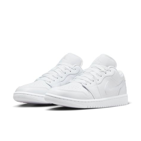 DV0990-111 Jordan 1 Low Triple White, Air Jordan 1 Low Women, Jordan 1 Low Women, Jordans Low, Nike Air Jordan Low, Wmns Air Jordan 1 Low, Aj1 Low, Jordan 1 Low White, Air Jordan Low